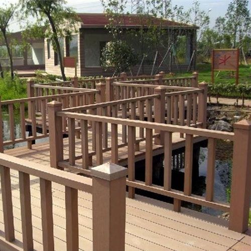 天津武清区木塑地板平台露台施工厂家|天津木塑地板不会产生裂纹、翘曲、变形，能实现个性化造型